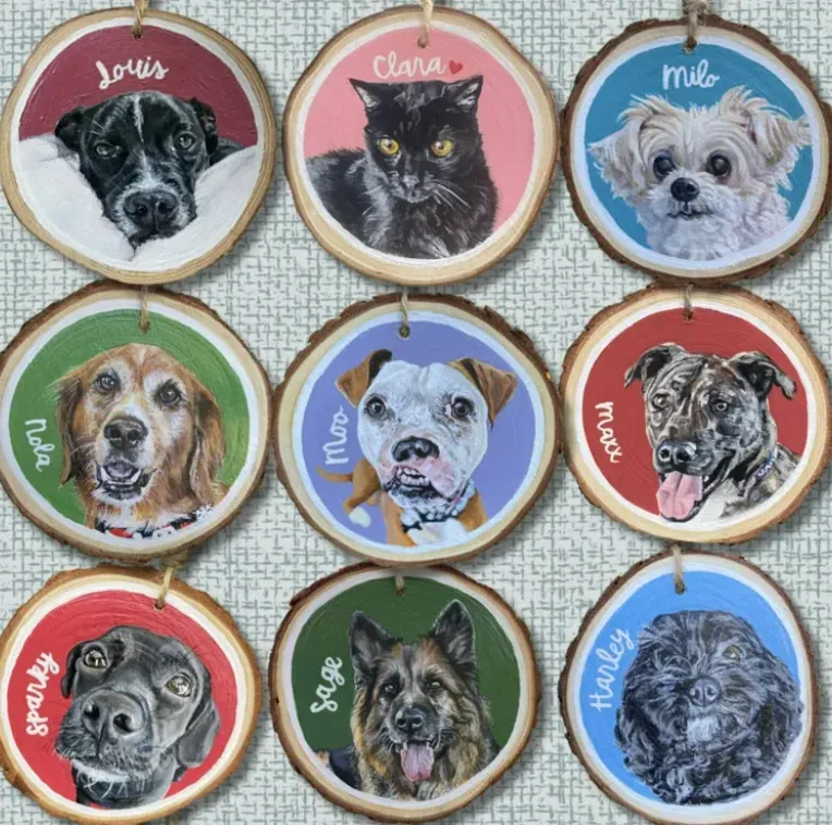 Painted Pet Ornaments