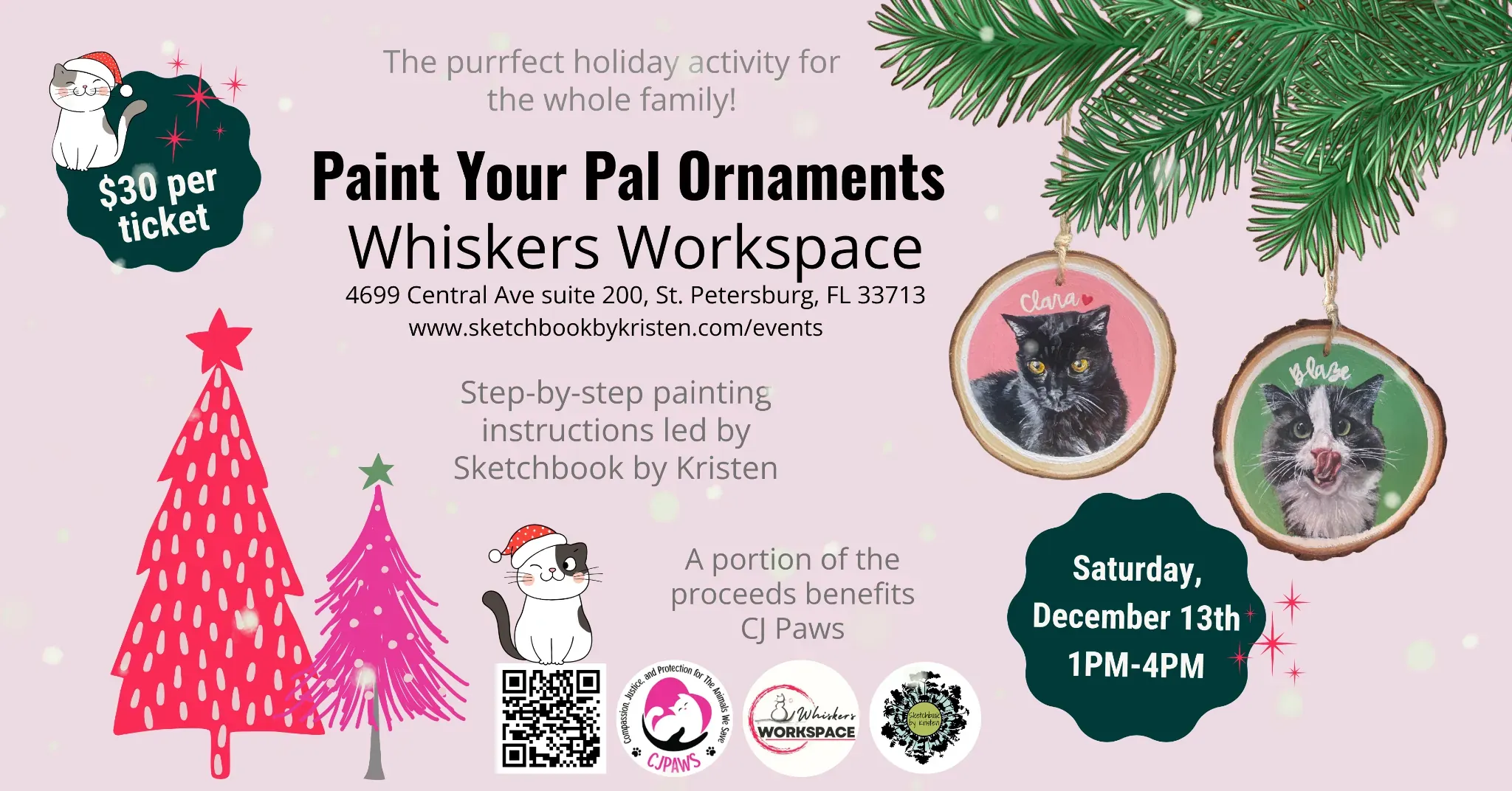 Paint Your Pal Ornament Event