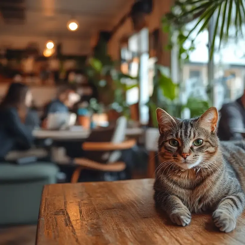 Benefits of coworking and supporting cat rescue at Whiskers Workspace.